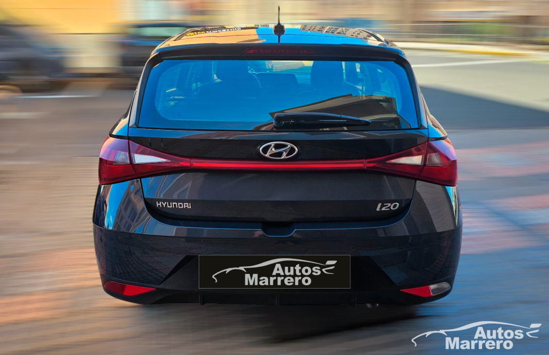 Vehículo ocasión Hyundai i20 vista trasera