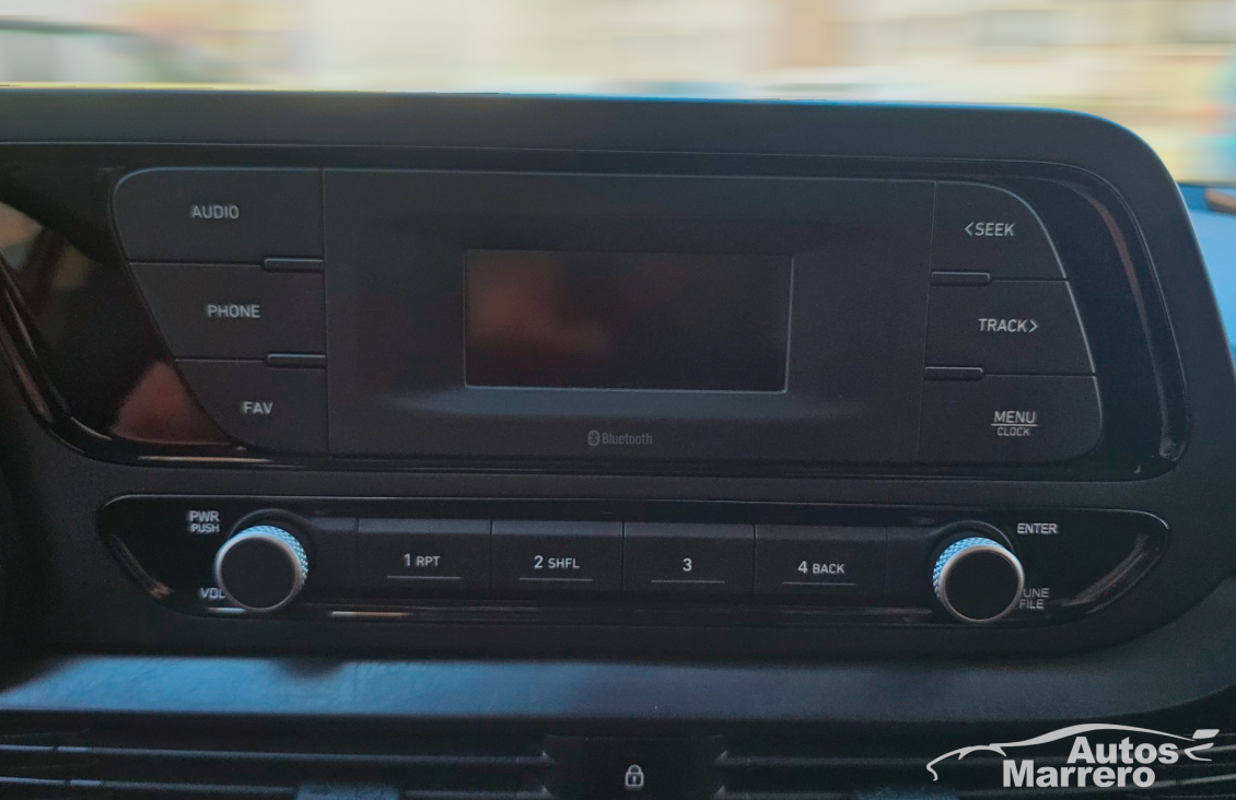 Vehículo ocasión Hyundai i20 detalle interior