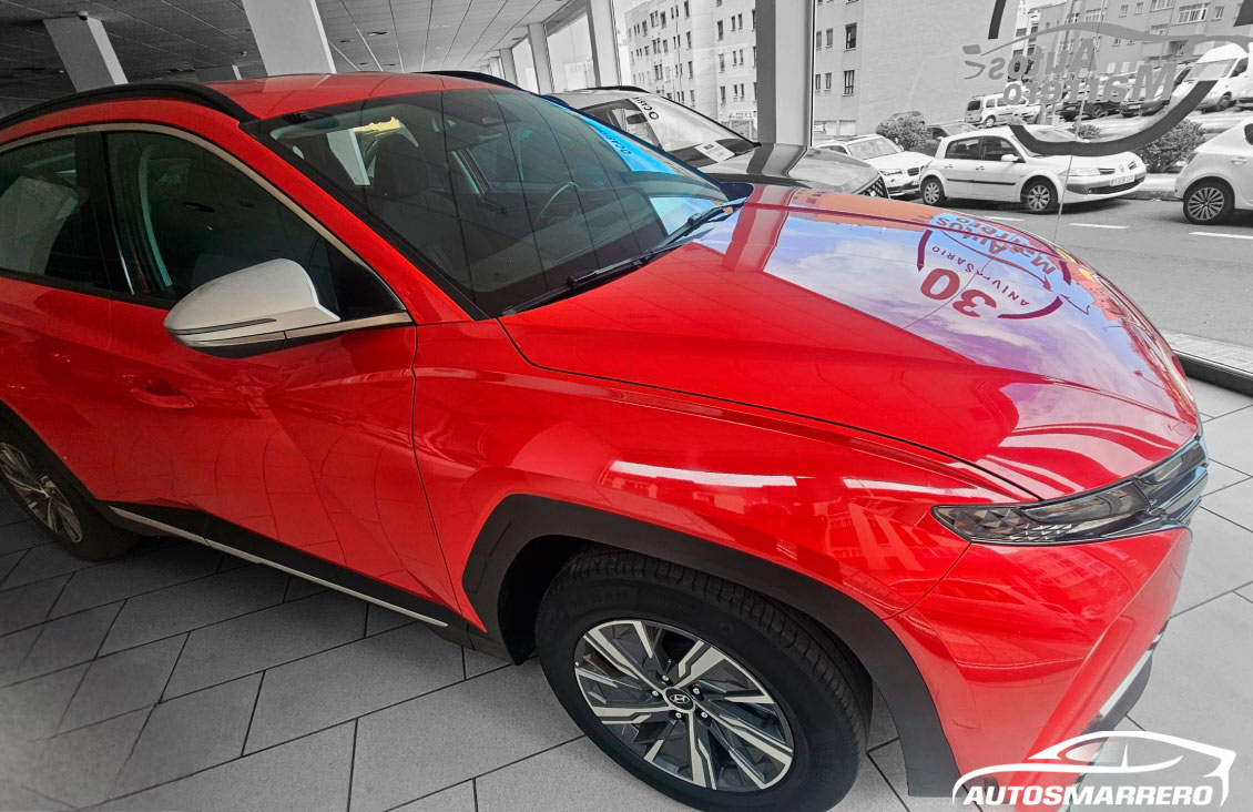 HYUNDAI TUCSON 1.6 TGDI 150CV MAXX SILVER frontal derecho