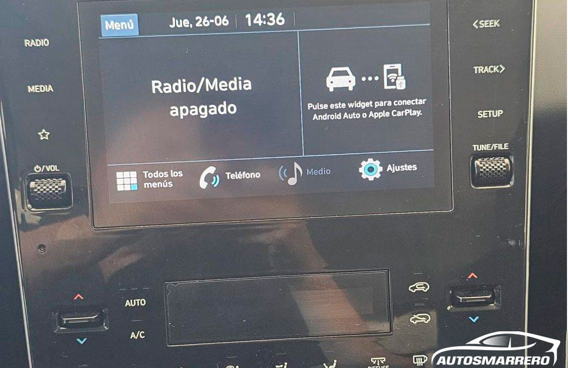 HYUNDAI TUCSON 1.6 TGDI 150CV MAXX SILVER pantalla