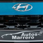 matricula de coche azul con nombre - autos marrero